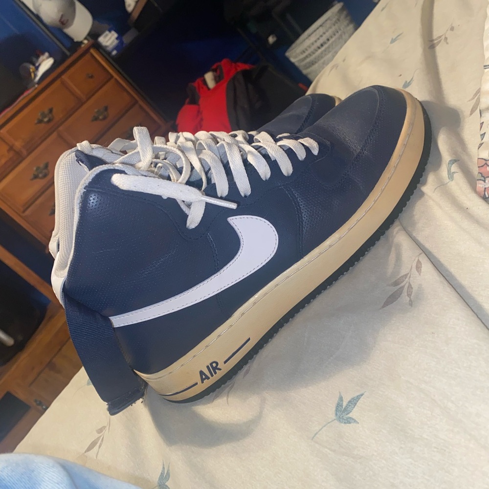 OG Air Force one high navy blue